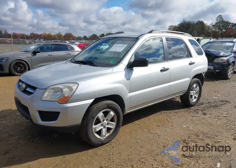 2009 Kia Sportage Lx V6 из США, поврежденный, VIN KNDJE723097555489